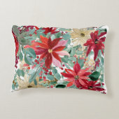 クリスマスのフローラモチーフ アクセントクッション (裏面)