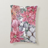 クリスマスのフローラモチーフ アクセントクッション (裏面(縦))