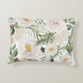 クリスマスのフローラモチーフ アクセントクッション (裏面)