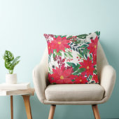 クリスマスのフローラモチーフ クッション (椅子)