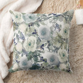 クリスマスのフローラモチーフ クッション (ブランケット)