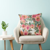 クリスマスのフローラモチーフ クッション (椅子)