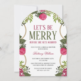 クリスマスのブライダルシャワーに招待しよう 招待状