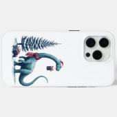 クリスマスのブラキオサウルス Case-Mate iPhoneケース (裏面 (横))