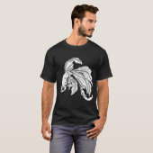 クリスマスのブリの魚 Tシャツ (正面フル)