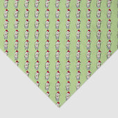 クリスマスのブリトーの振るこんにちはのサンタの帽子の休日 薄葉紙 (詳細)