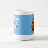 クリスマスのブルーコーヒーダジャレ コーヒーマグカップ (中央)