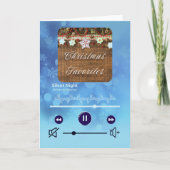 クリスマスのプレイリスト カード (正面)