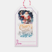 クリスマスのプレゼントのタグ！ ギフトタグ (裏面)