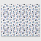 クリスマスのプレゼントの覆い ラッピングペーパー (フラット)