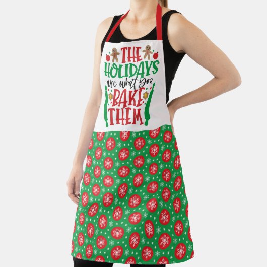 クリスマスのプレゼントを作る エプロン (インサイチュ)