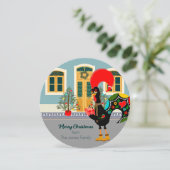 クリスマスのプレゼントを持つポルトガルのオンドリ (スタンド正面)