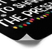 クリスマスのプレゼントを揺るがす可能性がある ポスター (角)