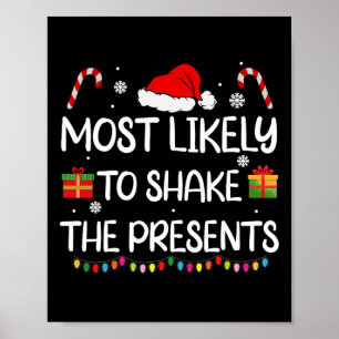 クリスマスのプレゼントを揺るがす可能性がある ポスター