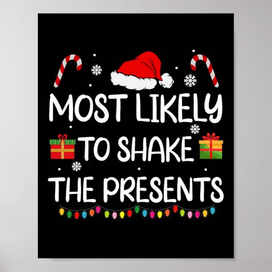 クリスマスのプレゼントを揺るがす可能性がある ポスター (正面)