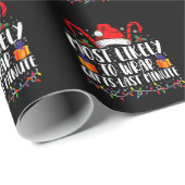 クリスマスのプレゼントを直前まで包装しない人 ラッピングペーパー (ロールコーナー)