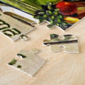 クリスマスのプレゼント付きサンタ ジグソーパズル (側面)