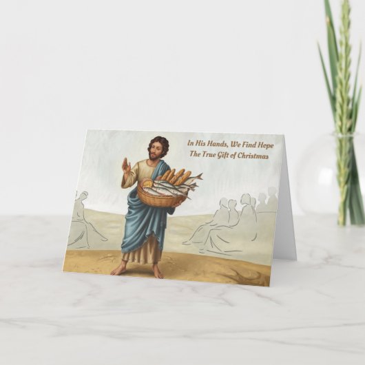 クリスマスのプレゼント シーズンカード (正面)