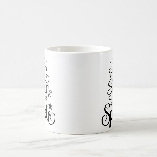 クリスマスのプレゼント・マグカップを輝かせるための季節 コーヒーマグカップ (中央)