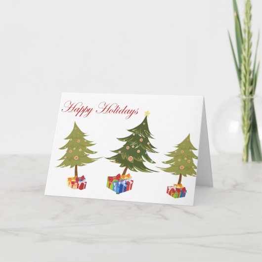 クリスマスのプレゼント- 「メリークリスマス」 シーズンカード (正面)