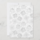 クリスマスのプレゼント 3 サンキューカード (裏面)