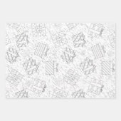 クリスマスのプレゼント 3 ラッピングペーパーシート (正面2)