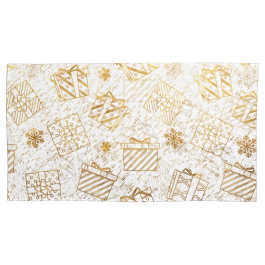 クリスマスのプレゼント 4 枕カバー (正面)