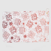 クリスマスのプレゼント 5 ゴルフタオル (横)