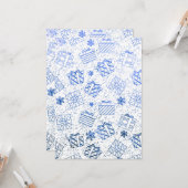 クリスマスのプレゼント 6 カード (正面/裏面インサイチュ)