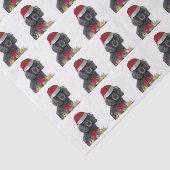 クリスマスのプードル犬のティッシュペーパー 薄葉紙 (詳細)