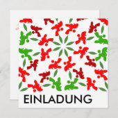 クリスマスのプードル シーズンカード (正面/裏面)