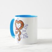 クリスマスのヘビ マグカップ (正面左)