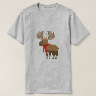 クリスマスのヘラジカTシャツ Tシャツ