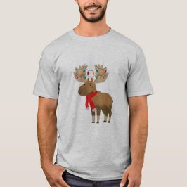クリスマスのヘラジカTシャツ Tシャツ