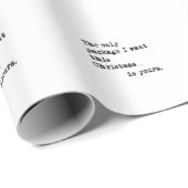 クリスマスのベストセラー私が欲しい唯一のパッケージ ラッピングペーパー (ロールコーナー)