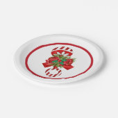 クリスマスのベビーシャワーのラッセル音の紙皿 ペーパープレート (アングル)