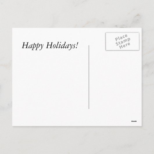 クリスマスのペイズリーの郵便はがき シーズンポストカード (裏面)