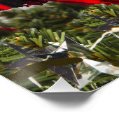 クリスマスのペットの写真からの肖像画 ポスター (コーナー)