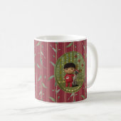 クリスマスのペットフレンド コーヒーマグカップ (正面右)