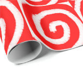 クリスマスのペパーミントの包装紙 ラッピングペーパー (ロールコーナー)