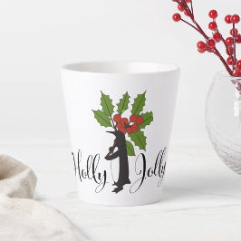 クリスマスのペンギンが可愛いTシャツ カフェラテマグ
