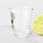 クリスマスのペンギンのサンタのいけないリスト ショットグラス (右)