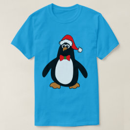 クリスマスのペンギンのワイシャツ Tシャツ