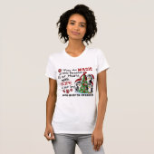 クリスマスのペンギンの頭脳の動脈瘤 Tシャツ (正面フル)
