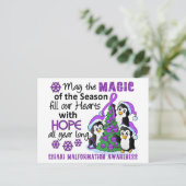 クリスマスのペンギンのChiariの奇形 シーズンポストカード (スタンド正面)