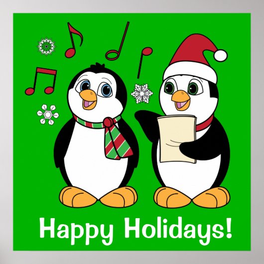 クリスマスのペンギン歌 ポスター (正面)