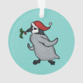 クリスマスのペンギン オーナメント (裏面)