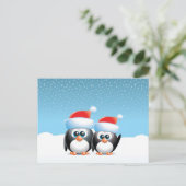クリスマスのペンギン シーズンポストカード (スタンド正面)