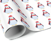 クリスマスのペンギン ラッピングペーパー (ロールコーナー)