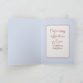 クリスマスのホッキョクグマ シーズンカード (内部)